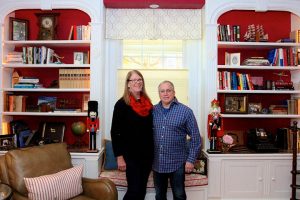 The largest year for the holiday home tour Carol and Bruce Lockhart will open their home to guests. (Photo by Sadie Hunter)