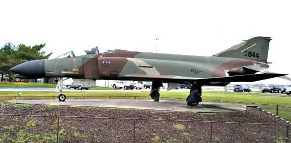  A picture of the F-4 Phantom displayed outside the Atterbury-Bakalar Air Museum. (Submitted photo) 