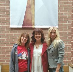 Moms in Prayer co-leaders Rosie Zatkulak, Ginger Otto and Marcy Rice. (Submitted photo)