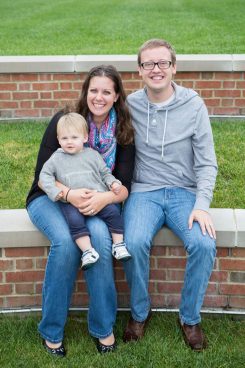 Jonathan Haag with his wife, Monica, and their son, Landon. (Submitted photo)