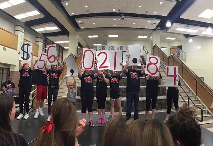 Fishers High School Dance Marathon raised $56,021.84 in 2016. (Submitted photo)