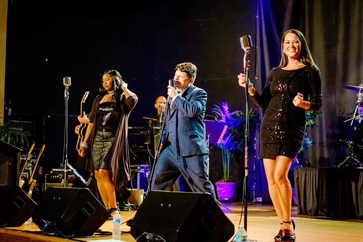 From left, The Impalas singers Jamika Jones, Michael Wiltrout and Julianne Hess (Photo by Jason Katner).