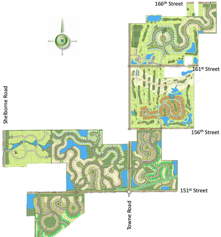 The Wood Wind Planned Unit Development was granted a continuance to allow for a presentation of a new product at the April 17 advisory plan commission meeting. Currently, the proposal is 730 acres of single-family, amenity and golf-course uses. (Submitted image)