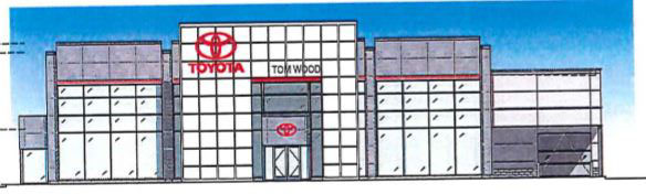 A Tom Wood Toyota Dealership is proposed in Zionsville. (Submitted image)