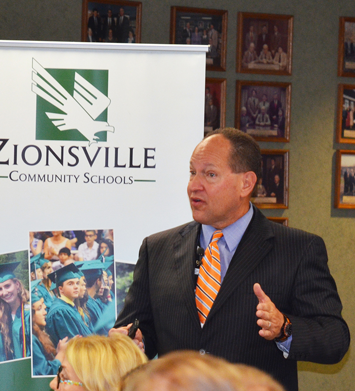 Benefits of community support outlined at Zionsville State of the Schools address