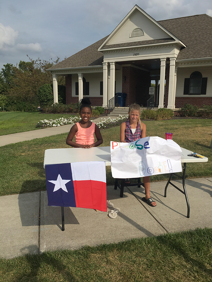 Prairie Trace students raise funds for Hurricane Harvey victims