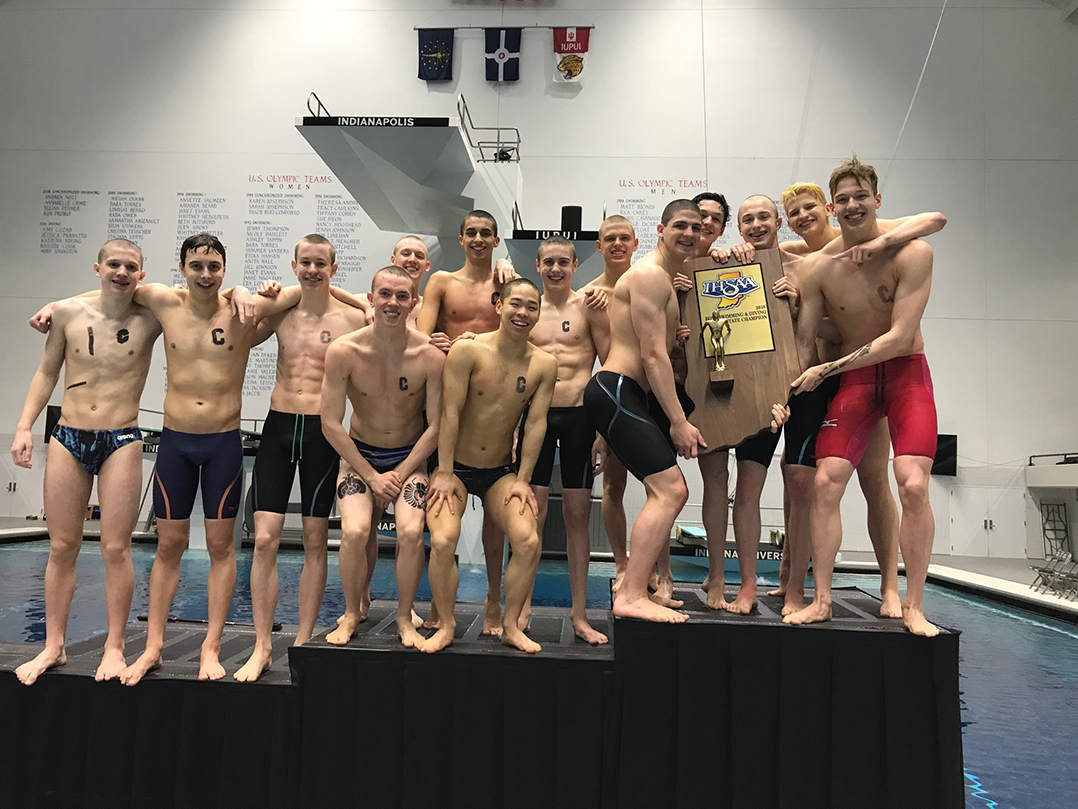 Carmel High School dominates boys state swim meet • Current Publishing