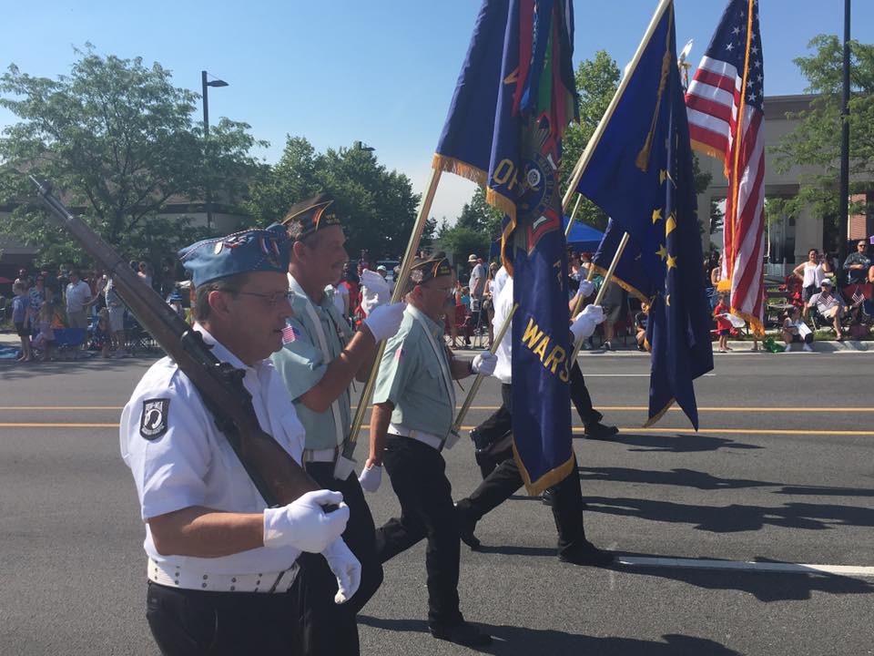 Members of the Carmel VFW march in the 2017 CarmelFest parade. (Sub- mitted photos)
