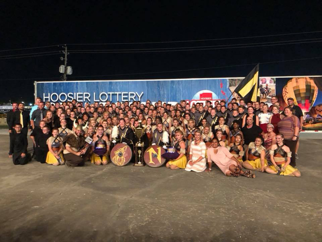 This is the second year the Marching Millers have been champions at the Indiana State Fair Band Day. (Submitted photo)