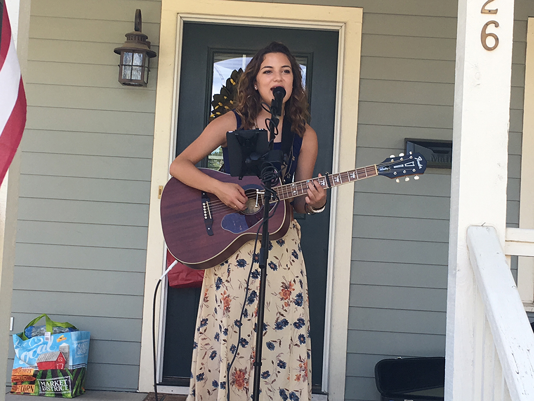 Westfield teen performs in 3rd PorchFest