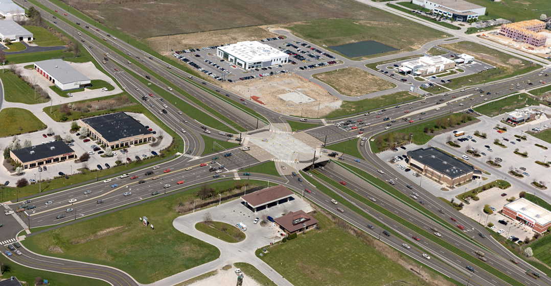 When construction on Ind. 37 is complete, 146th Street will be a single-point, at-grade interchange. (Submitted rendering)