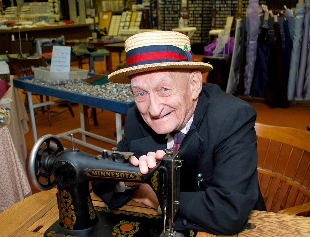 Arbuckle pauses in the Arbuckle’s Railroad Place store in 2012. (File photo)