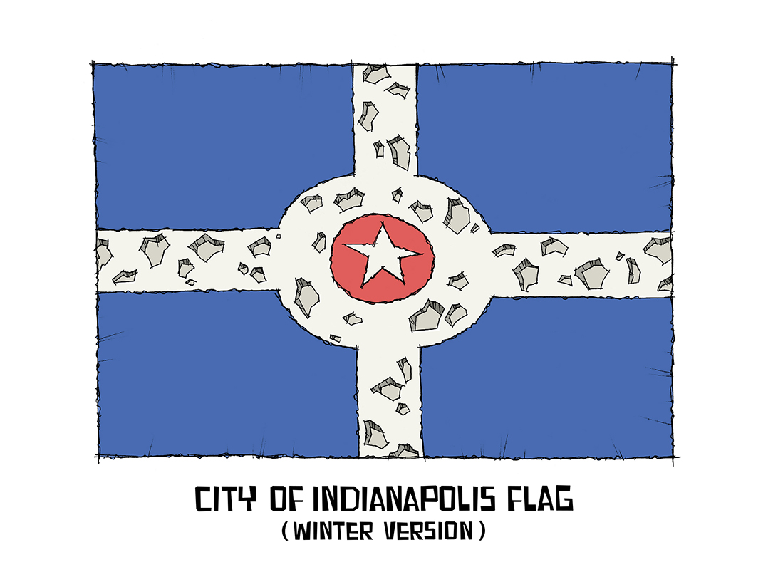 City Of Indianapolis Flag