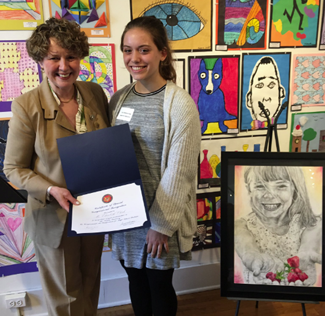 NHS junior earns district title in Congressional Art Competition