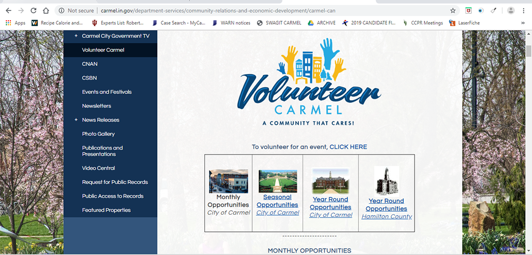 CIC COM 0611 Volunteer Carmel