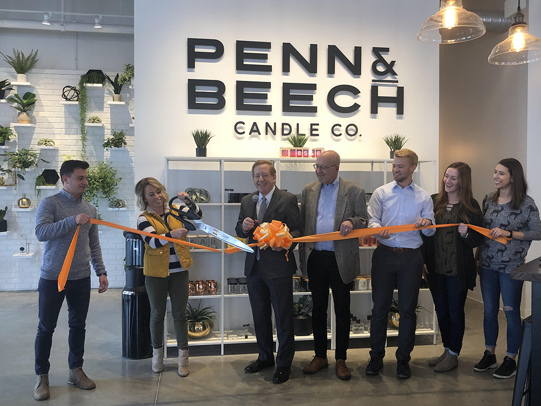 Snapshot: Penn & Beech Candle Co. cuts ribbon