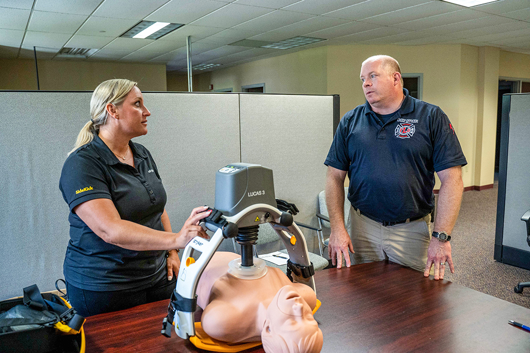 A lifesaving choice: Lawrence Fire Dept. purchases Lucas devices for CPR