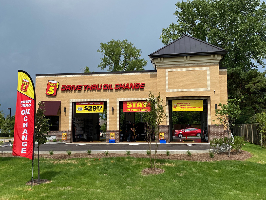 Take 5 Oil Change now open on Michigan Road