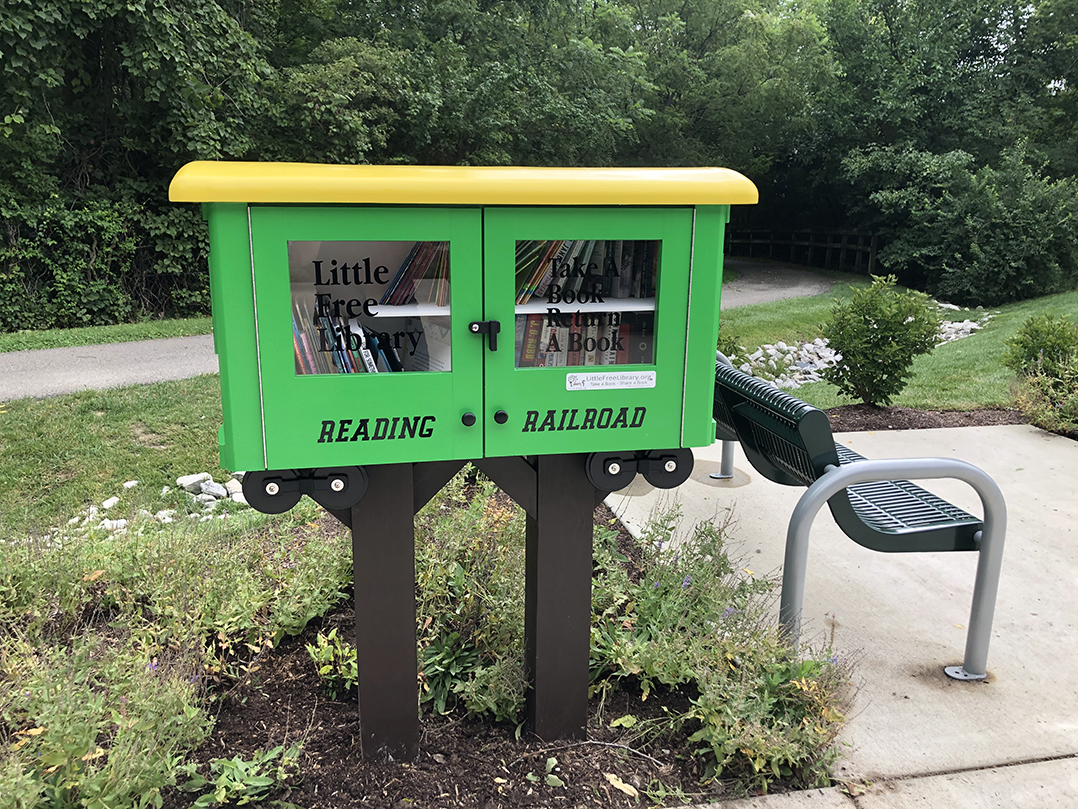 Little Free Library at Zionsville Town Hall