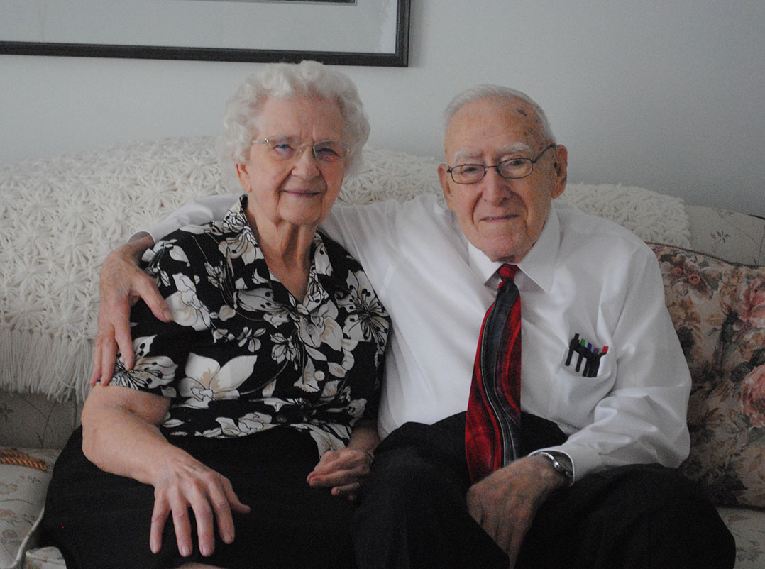 Foundation of faith: Couple celebrates 74th anniversary