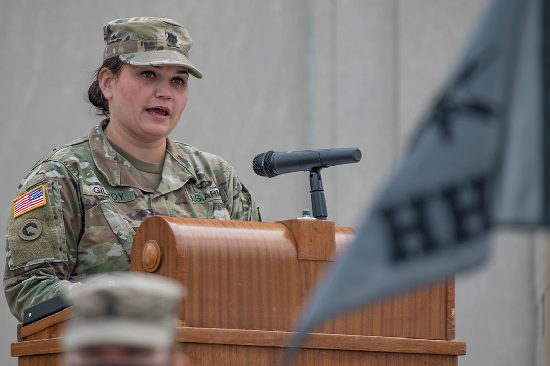 In command: Westfield resident Lt. Col. Rose Gilroy commands the new Indiana National Guard cyber battalion