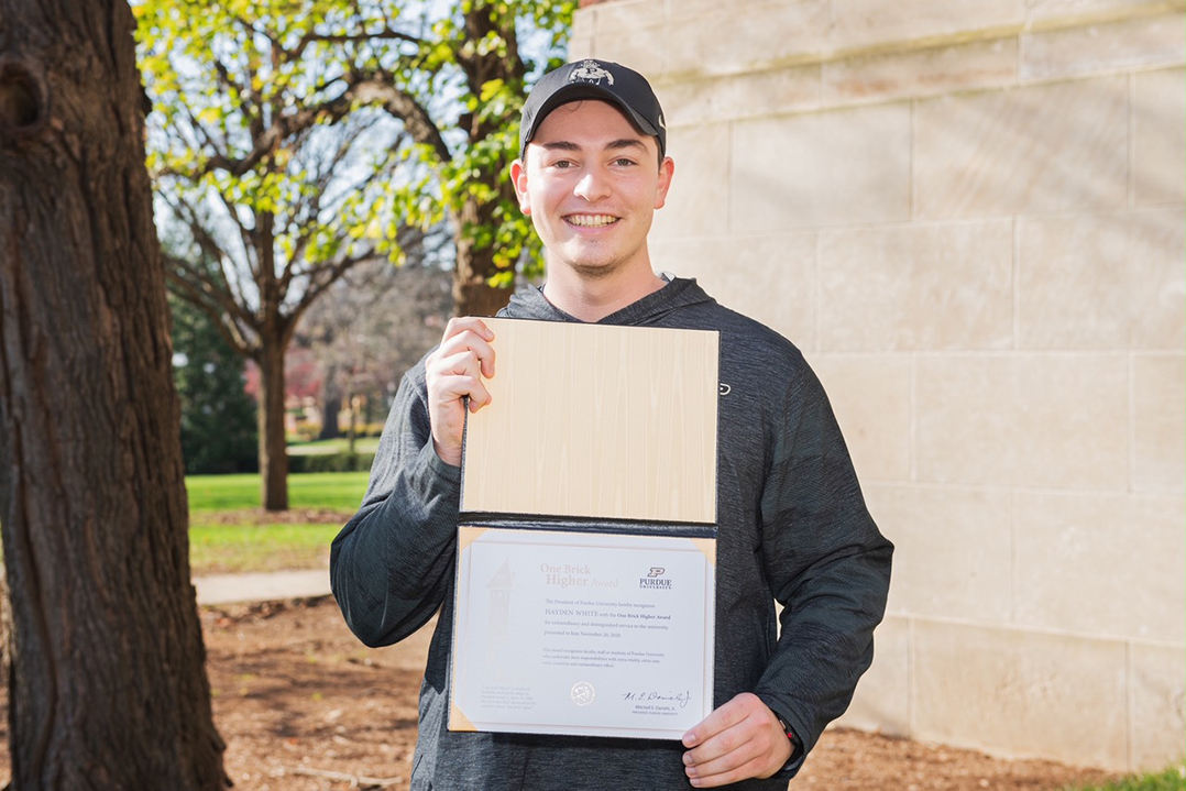 Carmel lifeguard honored by Purdue for saving life of co-worker