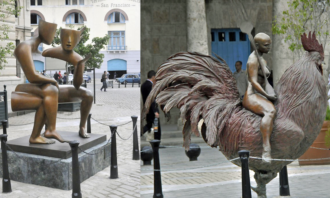 Column:  Modern statues in Old Havana