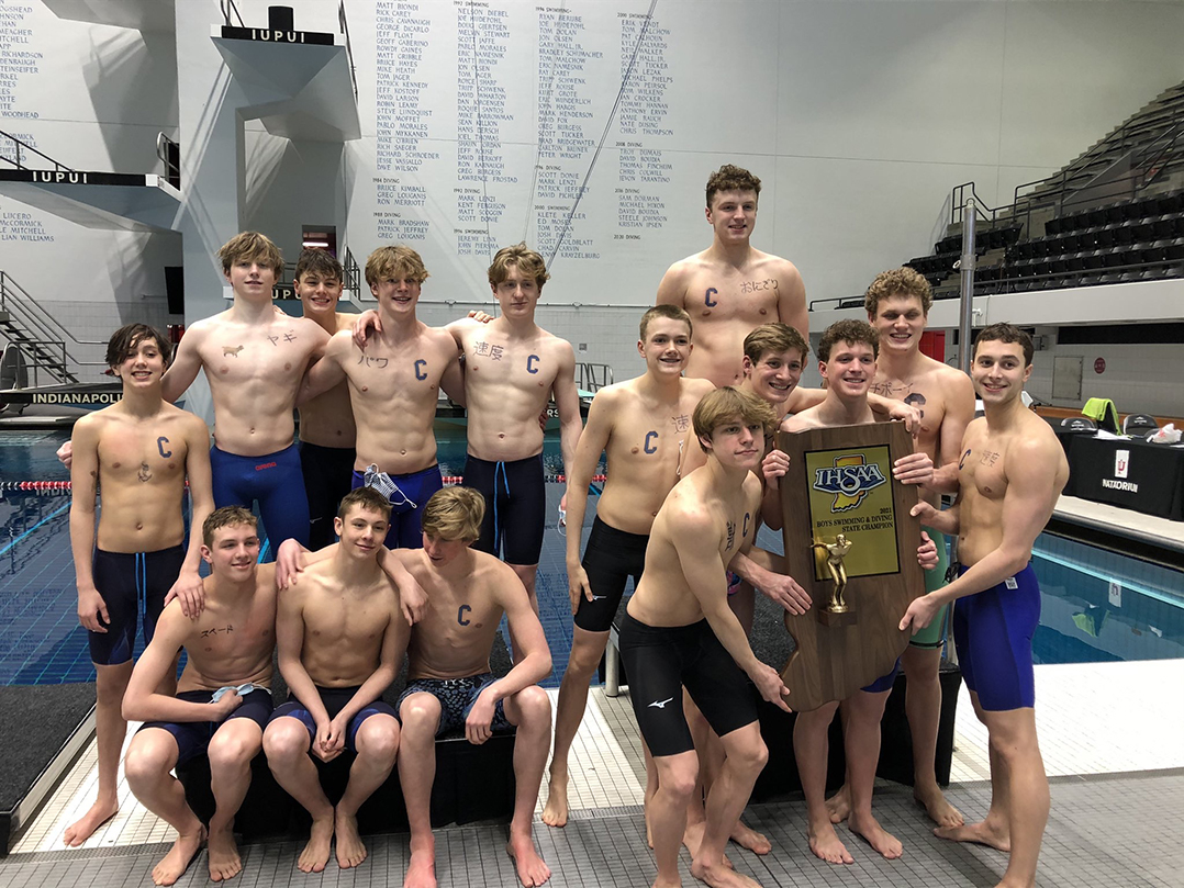 Carmel High School uses depth to win 7th consecutive boys swimming state title