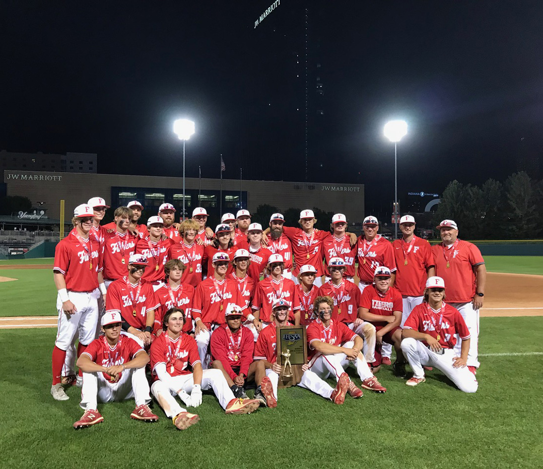 Young Fishers baseball team falls in state championship