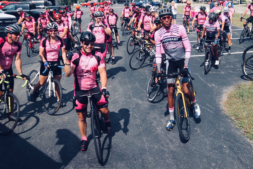 Cyclist dedicates fundraising ride to late mother