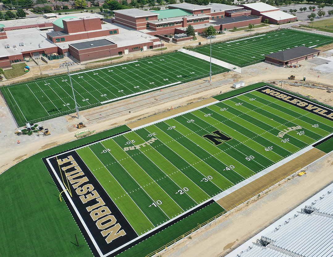 Room to grow Noblesville’s new stadium on target to be complete for