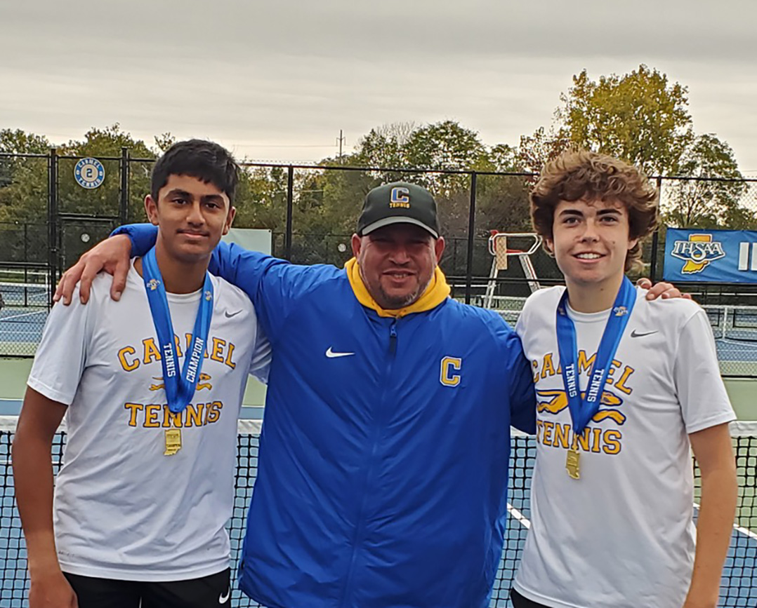 Carmel High School’s Malpeddi wins another state title in doubles tennis 