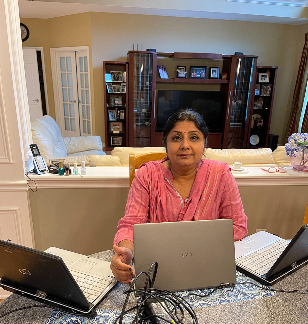 Fishers woman collects computers for Afghan refugee teens