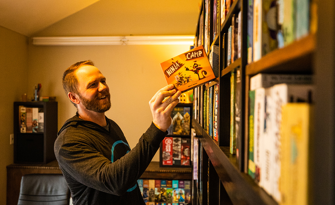 Never ‘board’ of games: Lawrence resident turns hobby into labor of love