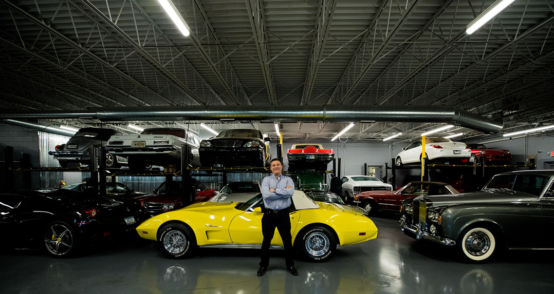 ‘Like day care for your car’: Carmel man stores, refurbishes classic vehicles at Indianapolis facility 