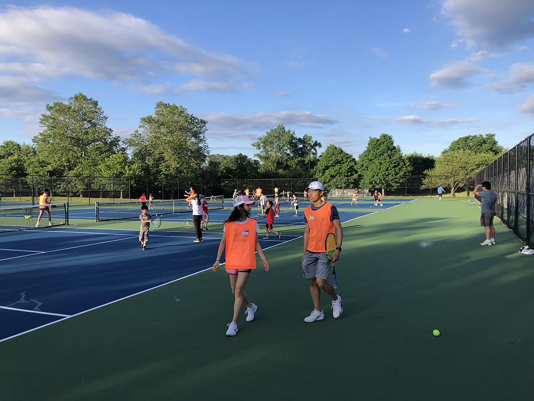 Siblings add free tennis camp to offerings for Carmel community