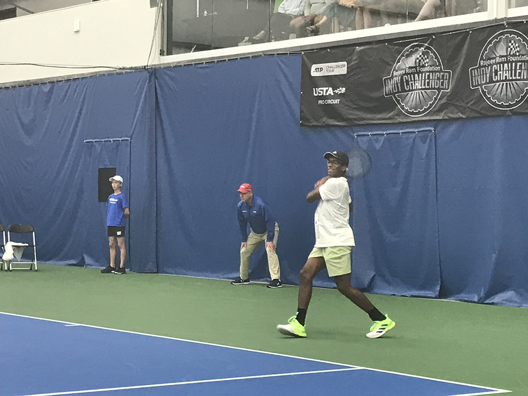 Carmel teen makes most of wild card opportunity at ATP match in Zionsville