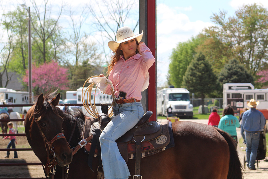 Tatum Coker is one of the nation’s premier female rodeo competitors in her age group. (Photo courtesy of Troy Coker) 