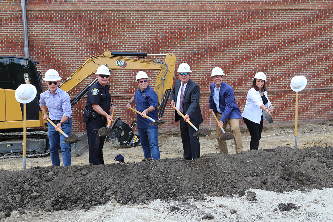 Snapshot: City breaks ground on expansion of Carmel Police Dept. headquarters 