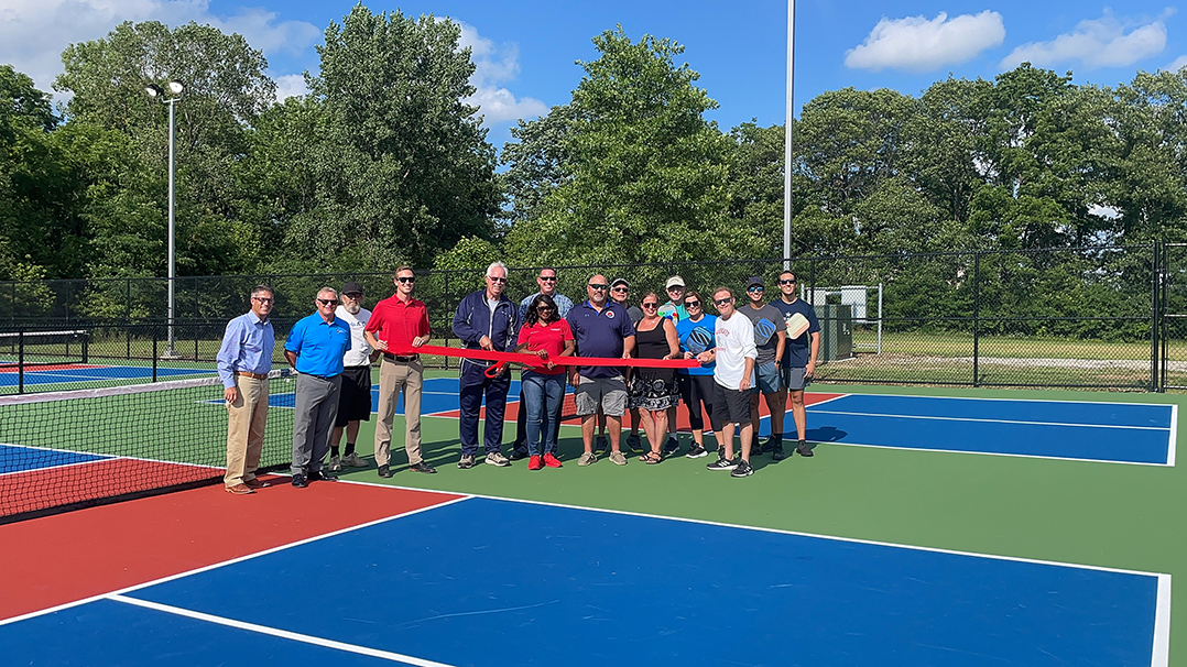 Snapshot: City of Lawrence celebrates new pickleball courts