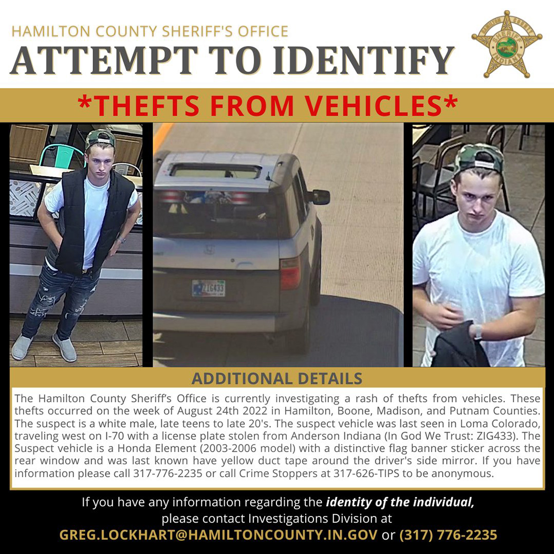 CIN COM 0930 theft suspect