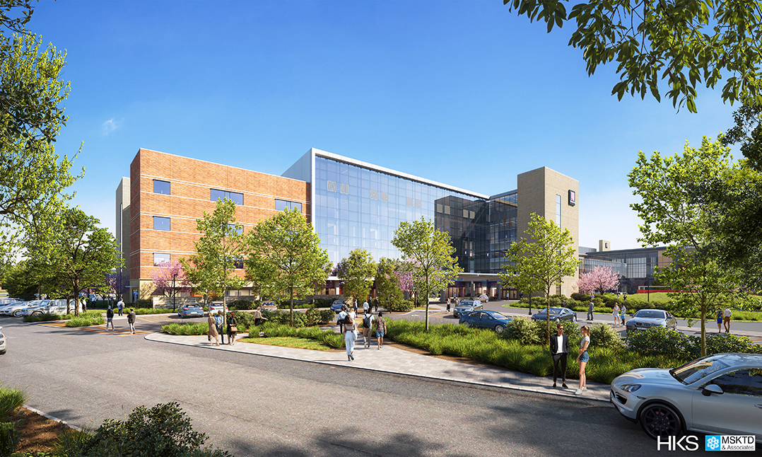 Rendering IU Health in Fishers Main Entry View 1 1