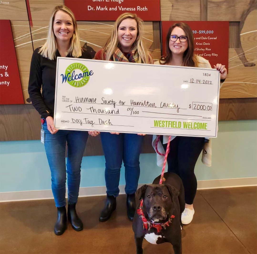 Snapshot: Westfield Welcome donates to Humane Society of Hamilton County •  Current Publishing