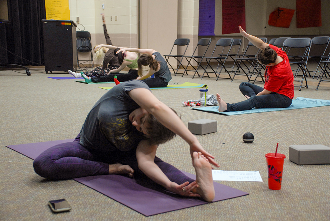 Stress relief: Westfield High School club offers free weekly yoga