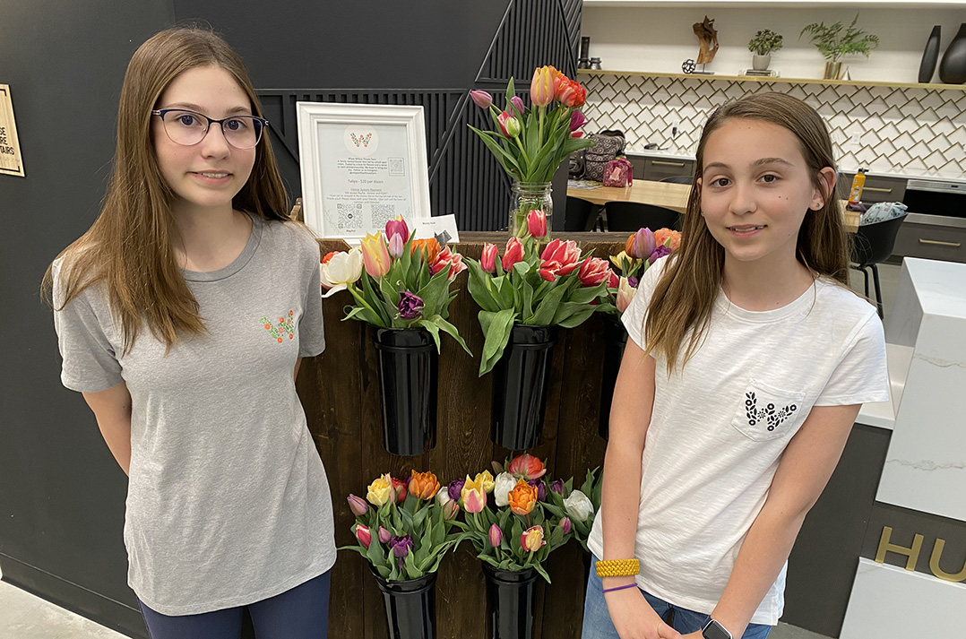 Business is blooming: Love of flowers inspires sisters to set up shop ...