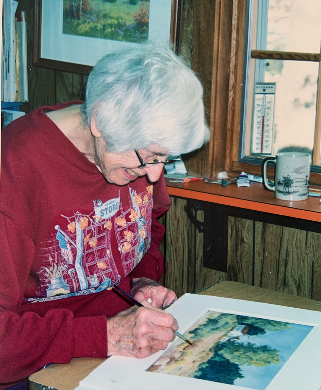 Zionsville artist celebrates 104th birthday