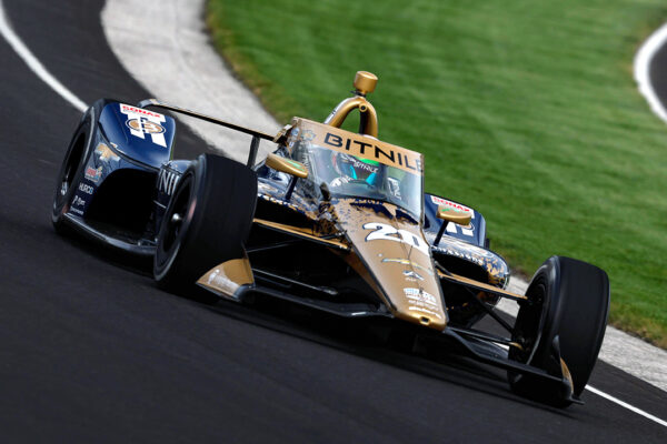 Conor Daly on track at Indianapolis Indianapolis 500 Open Test By Joe Skibinski LargeImageWithoutWatermark m77088