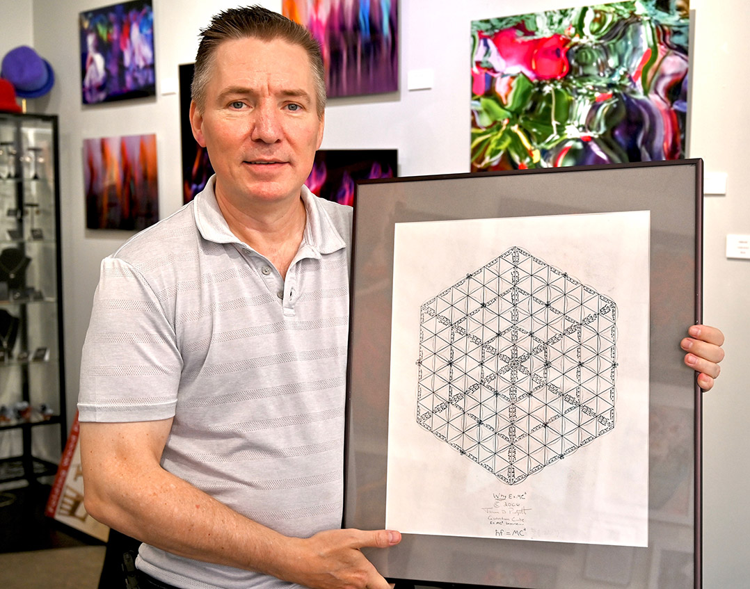 Accidental genius: Traumatic brain injury allows Carmel man to see the world in mathematical art
