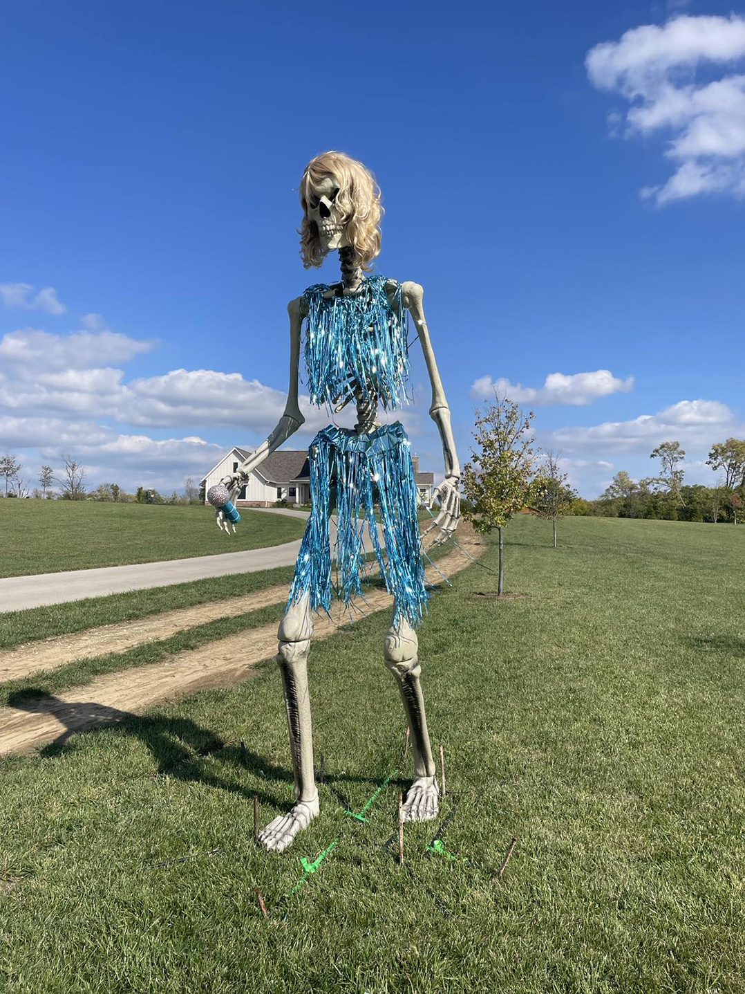 Taylor Swift and Travis Kelce Halloween Skeletons Pop Up in