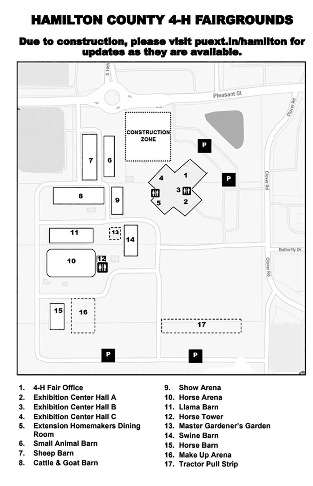 4 h fairgrounds fair map